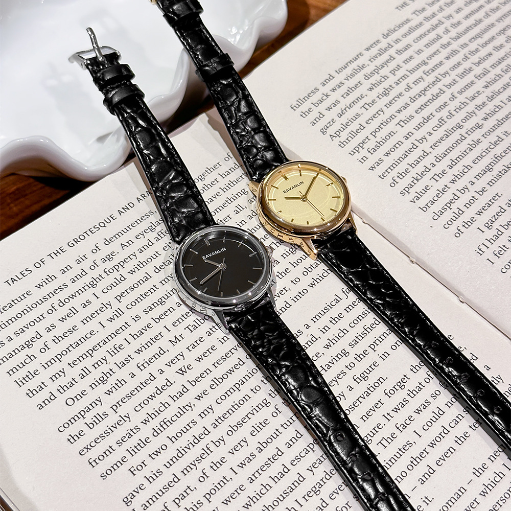 Luxury Watch Gold And Black - Новые роскошные винтажные кварцевые часы с