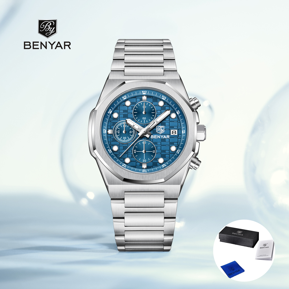 Luxury Watch Gift Box - Новинка 2022, мужские часы BENYAR, роскошные
