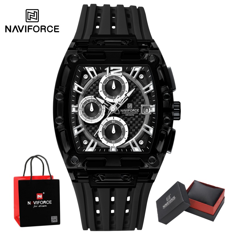 Luxury Watch Gift Box - Мужские часы NAVIFORCE, водонепроницаемые до 5ATM,