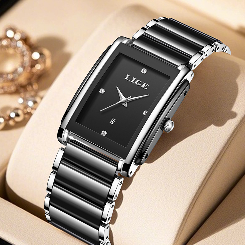 Luxury Watch Gift Box - LIGE новые роскошные женские часы, элегантные