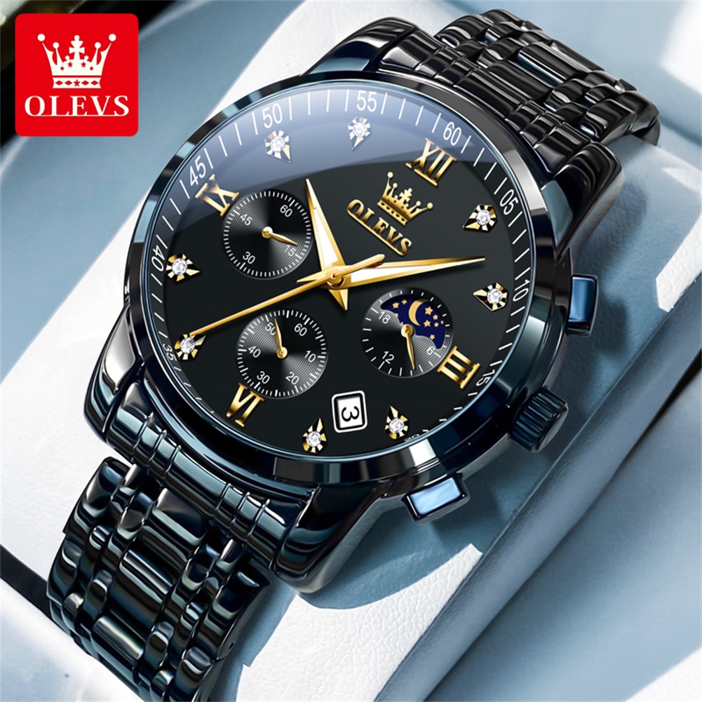 Luxury Watch For Sale - OLEVS Популярные мужские часы из нержавеющей