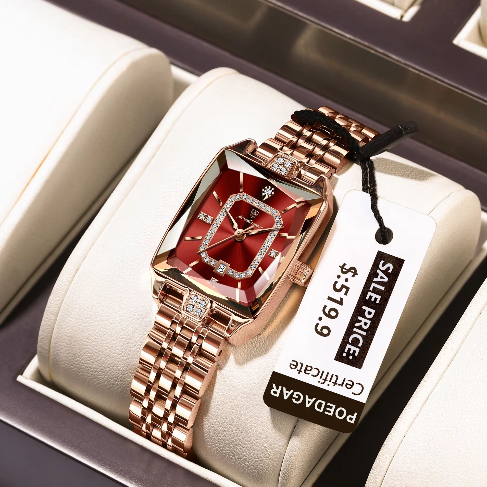 Luxury Watch Girl - POEDAGAR модные элегантные женские наручные часы