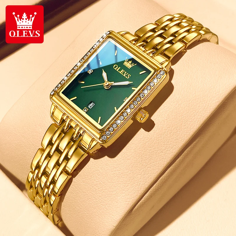 Luxury Watch Girl - OLEVS 9995, элегантные кварцевые женские наручные