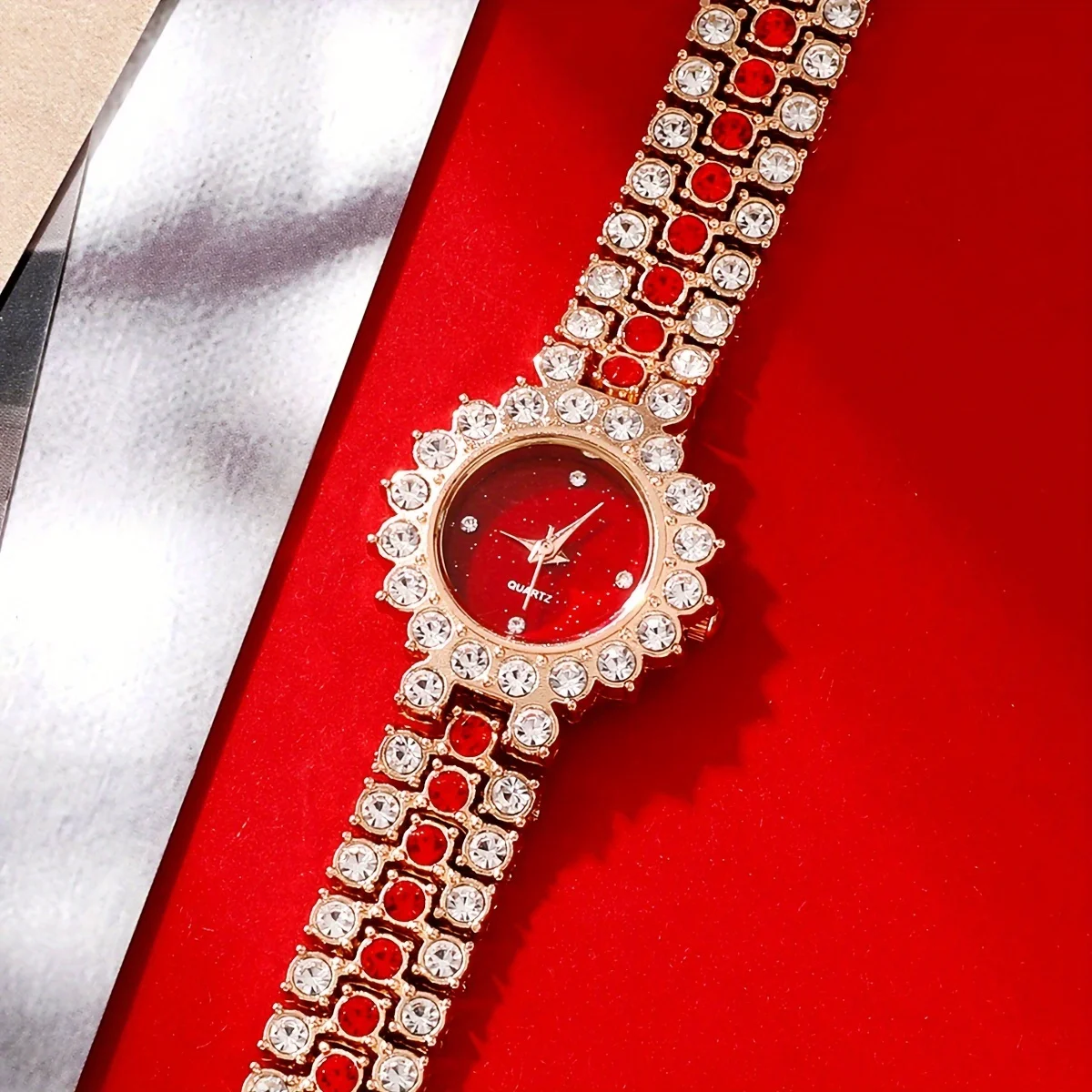 2 шт./компл. женские часы, рос – обзор и цена Luxury Watch Gift For Her