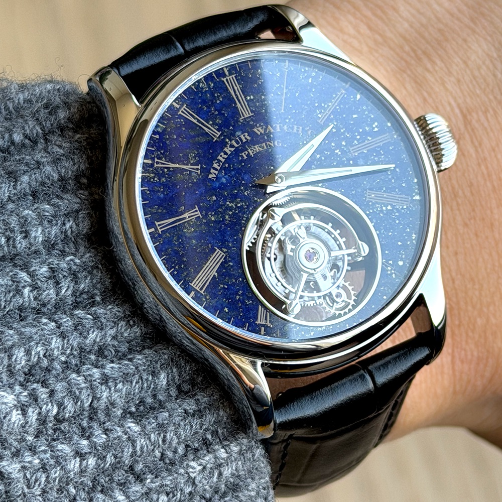 Часы Merkur 100% Tourbillon, м – обзор и цена Tourbillon Movement Watch
