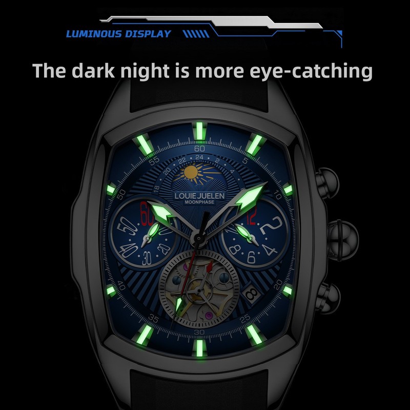 Мужские роскошные кварцевые ча – обзор и цена Tourbillon Movement Watch