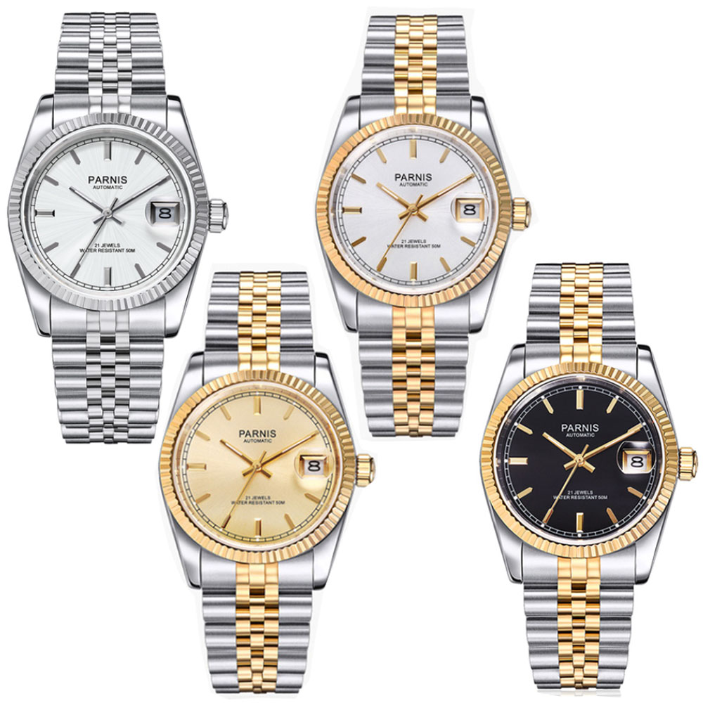 Мужские автоматические часы Pa – обзор и цена Luxury Watch Gold And Black
