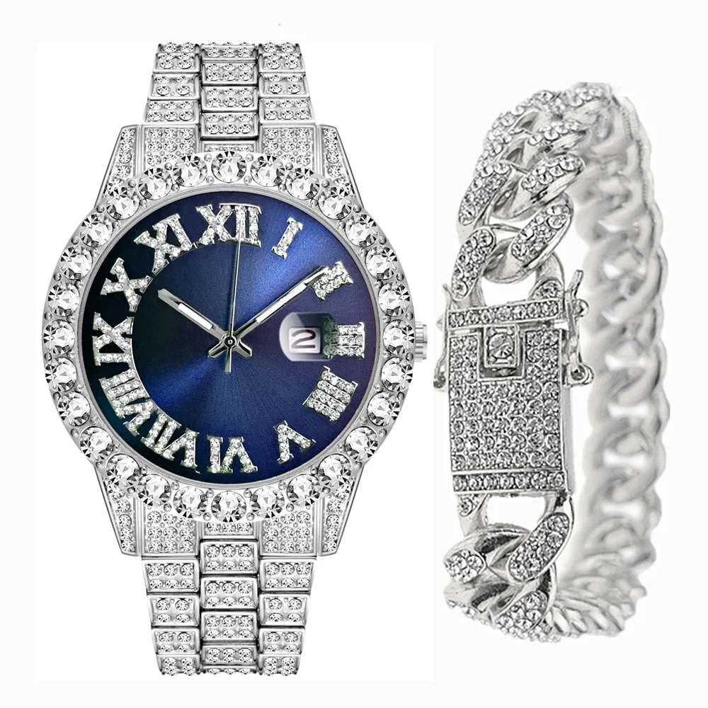 Полный браслет Iced Out Мужчин – обзор и цена Luxury Watch Miami