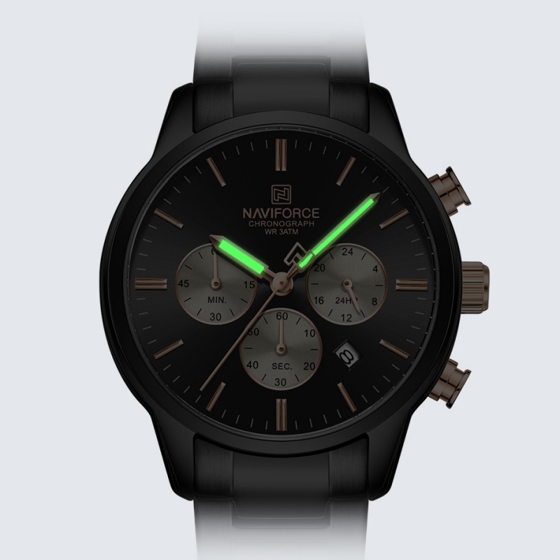 Мужские кварцевые часы-хроногр – обзор и цена Luxury Watch And Bracelet