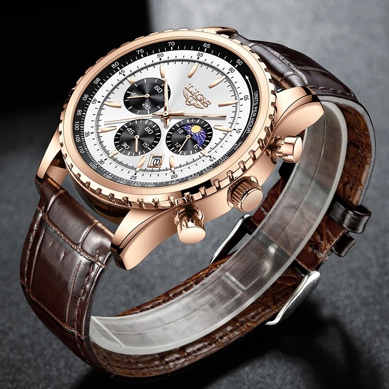 Часы наручные LIGE Мужские ква – обзор и цена Luxury Watch Holder For Men