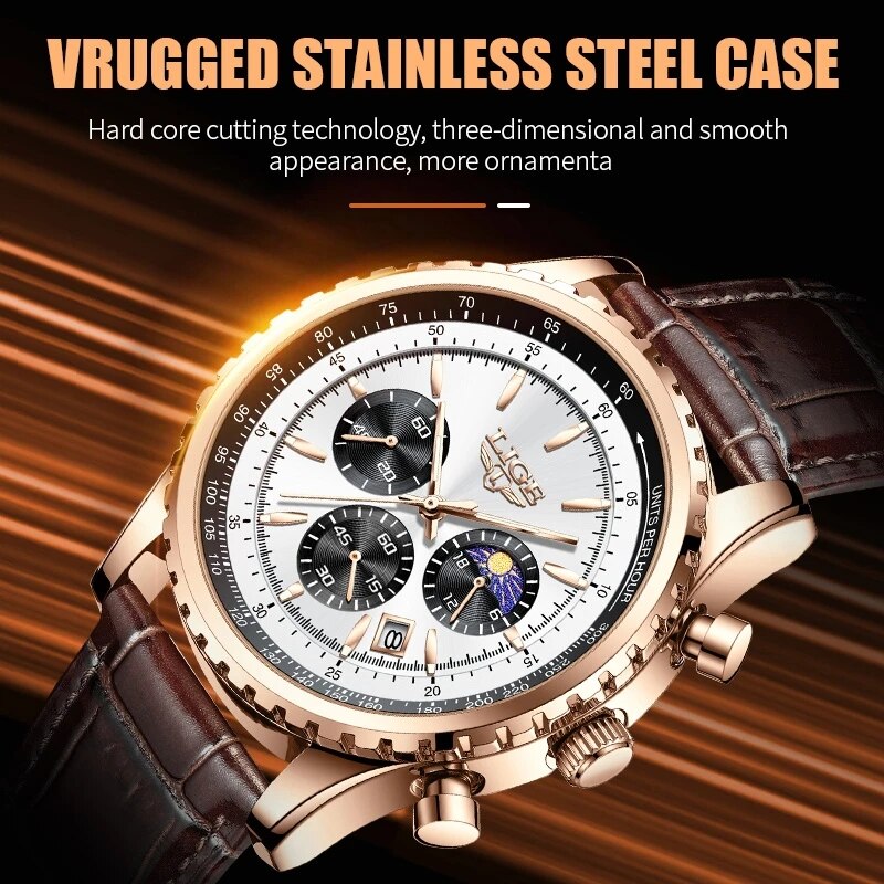 Часы наручные LIGE Мужские ква – обзор и цена Luxury Watch Holder For Men