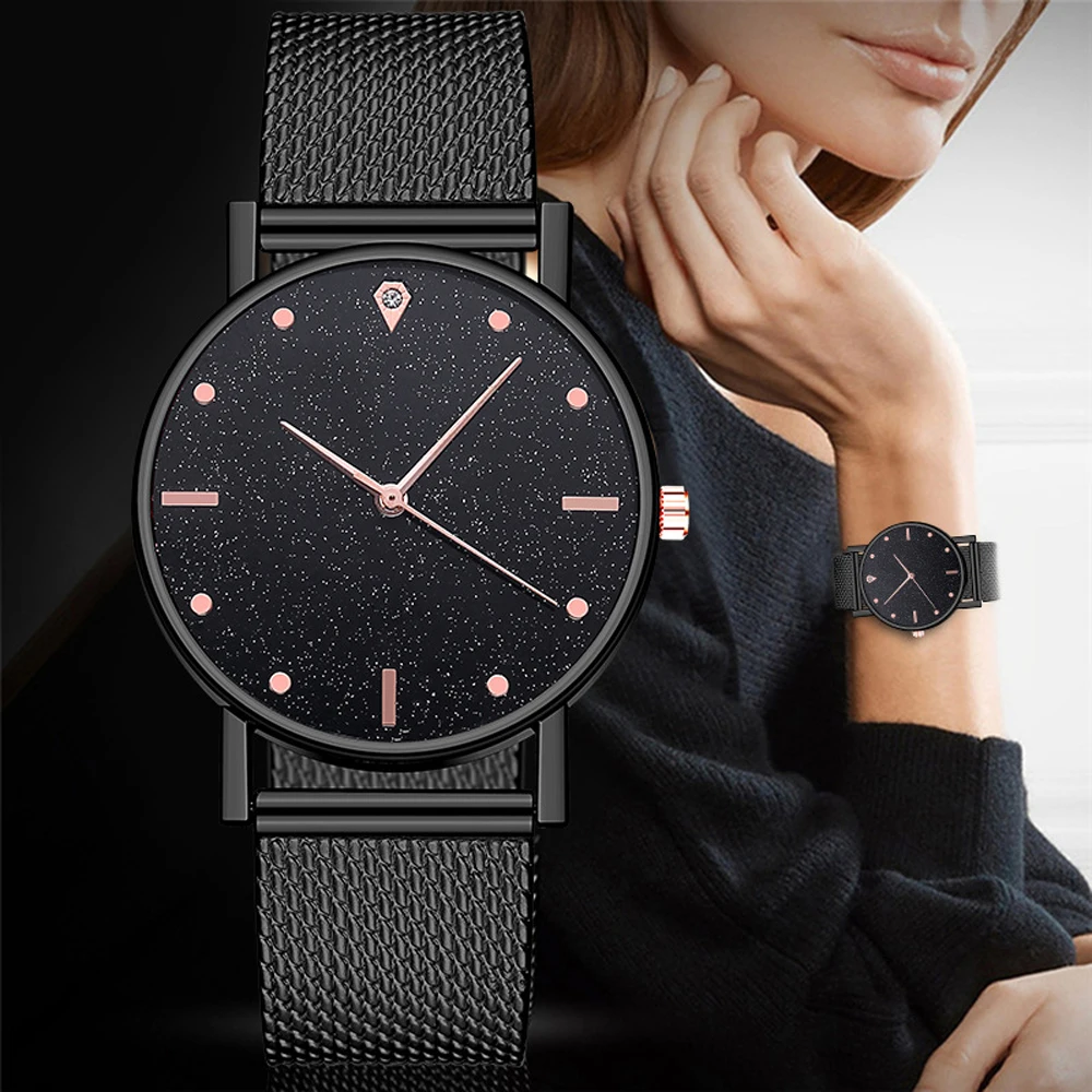 2025 новые простые женские час – обзор и цена Luxury Watch Gold And Black