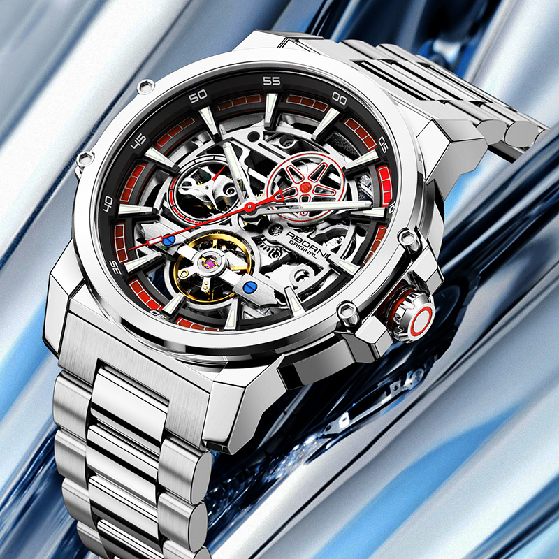 ABORNI 9039 уникальный дизайн  – обзор и цена Tourbillon Movement Watch