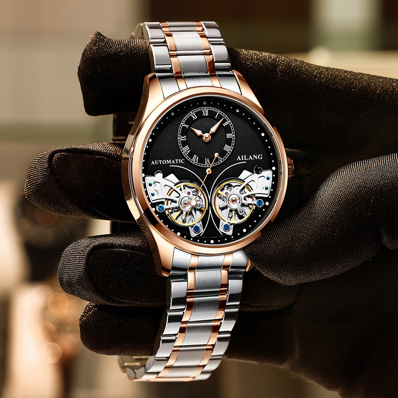 AILANG Фирменные новые модные  – обзор и цена Tourbillon Movement Watch
