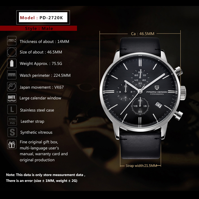 Новые мужские часы PAGANI DESI – обзор и цена Luxury Watch Holder For Men