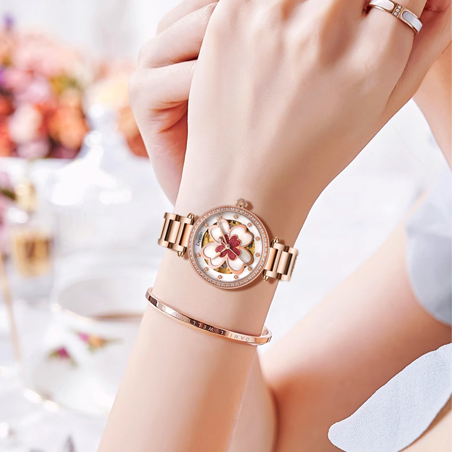 Женские автоматические часы De – обзор и цена Luxury Watch Gift For Her