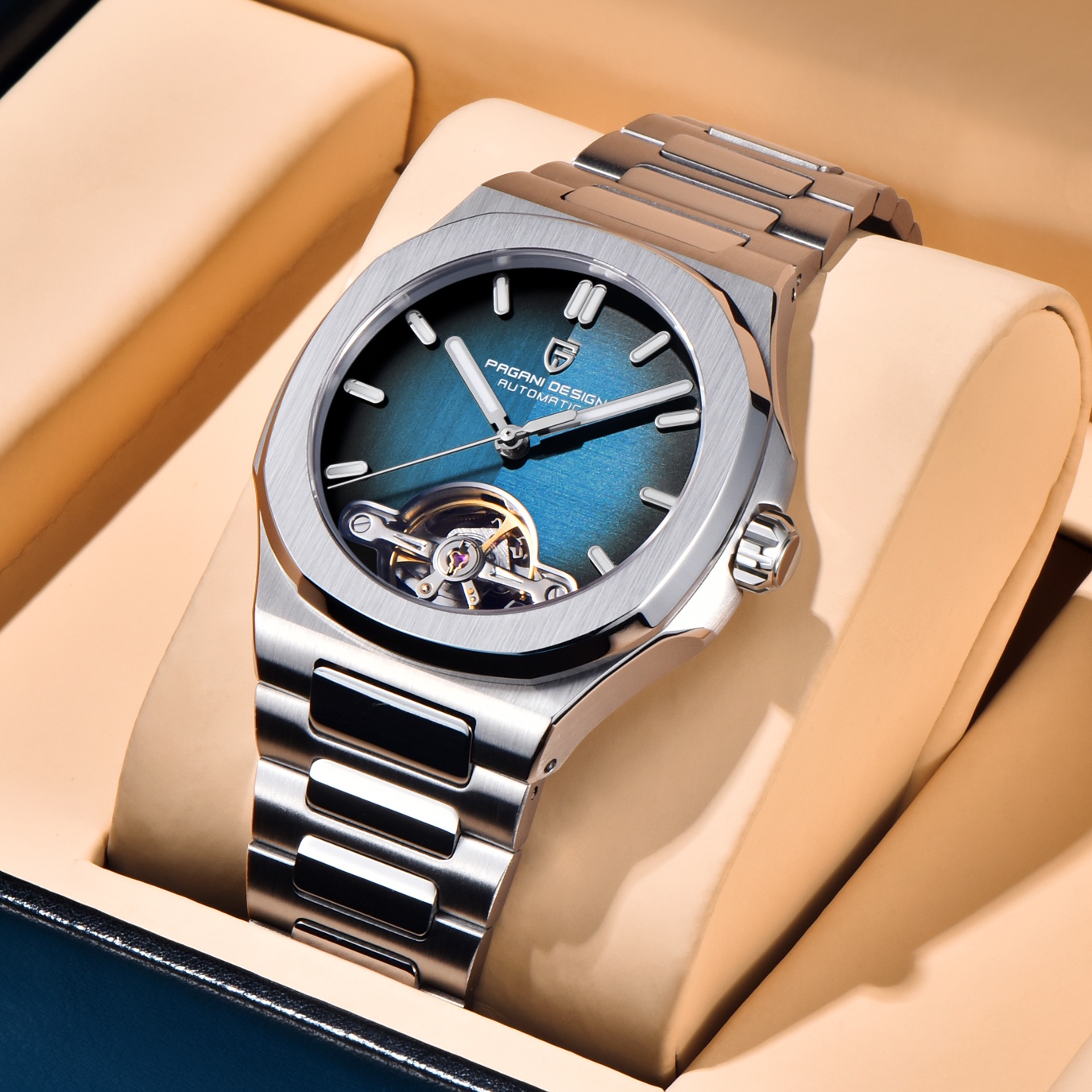 PAGANI DESIGN новые механическ – обзор и цена Tourbillon Movement Watch