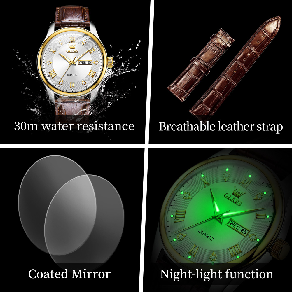Часы OLEVS для пар, элитные бр – обзор и цена Luxury Watch Gift For Her