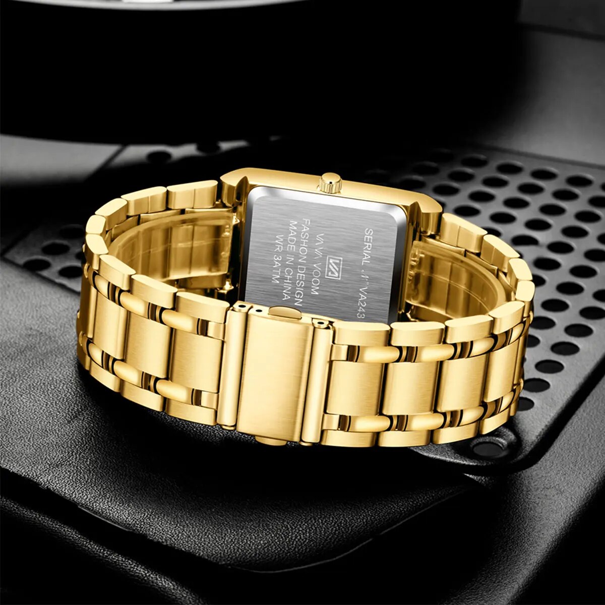 Мужские деловые часы, простой  – обзор и цена Luxury Watch Gold And Black