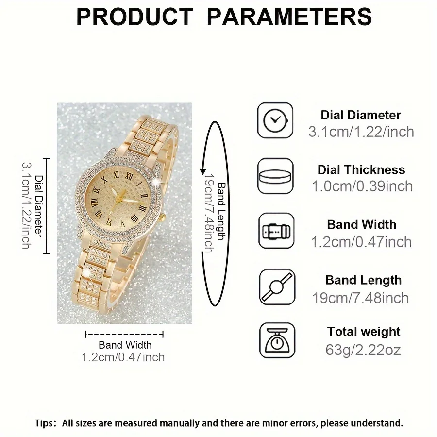 6 шт./компл. женские роскошные – обзор и цена Luxury Watch Gift For Her