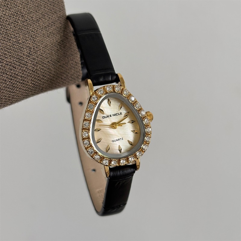 Роскошные женские кварцевые ча – обзор и цена Luxury Watch Gold And Black