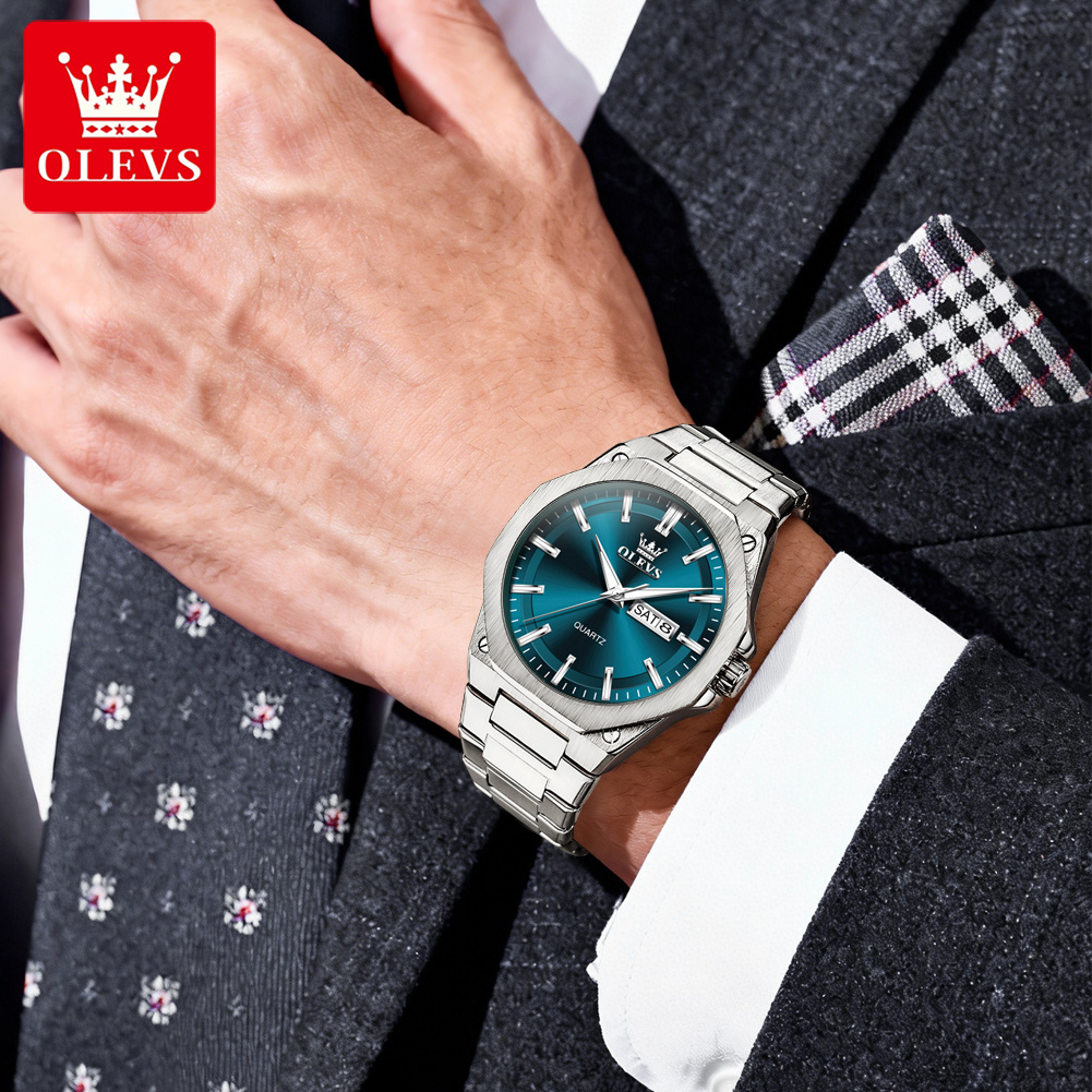Мужские кварцевые часы OLEVS 3 – обзор и цена Luxury Watch Holder For Men