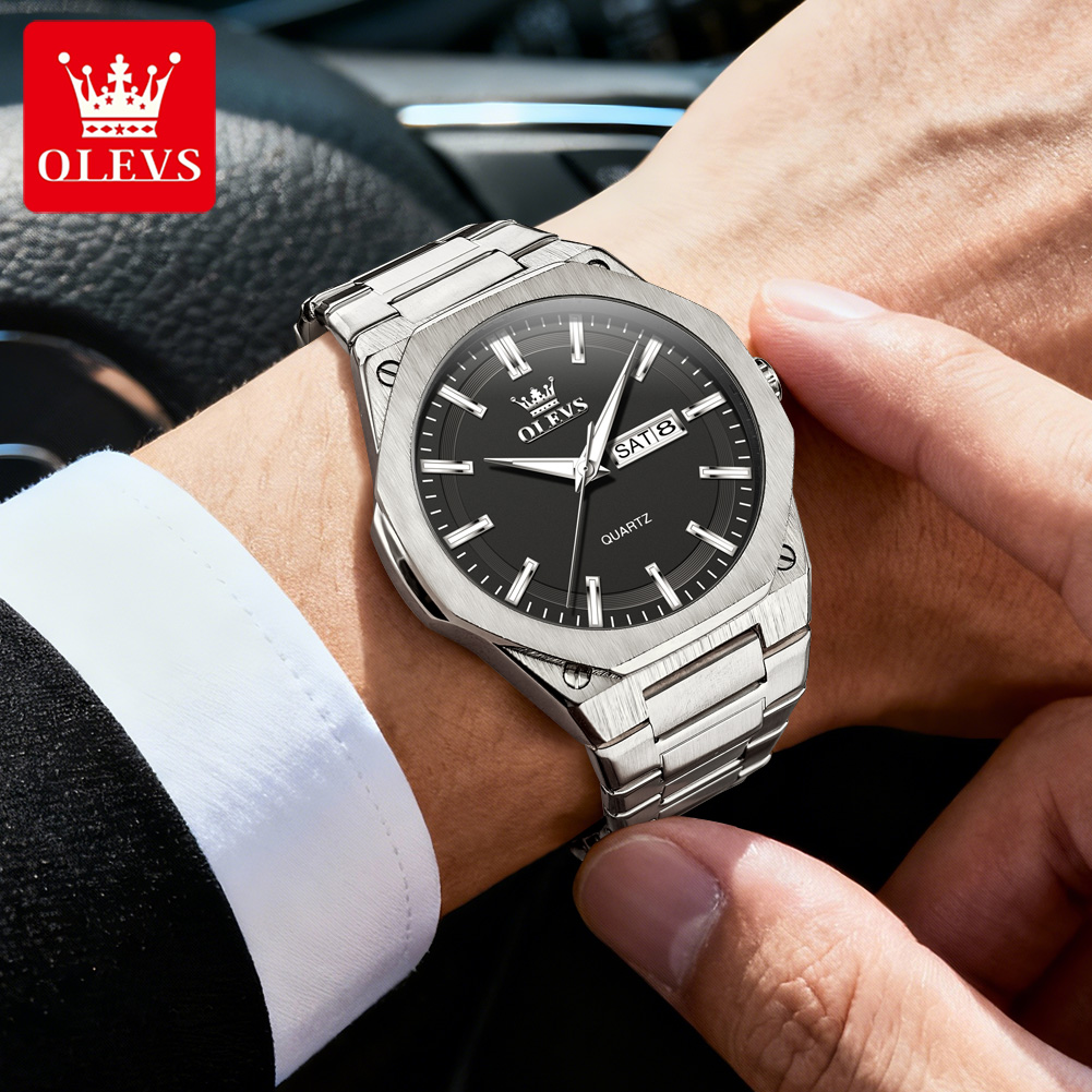 Мужские кварцевые часы OLEVS 3 – обзор и цена Luxury Watch Holder For Men
